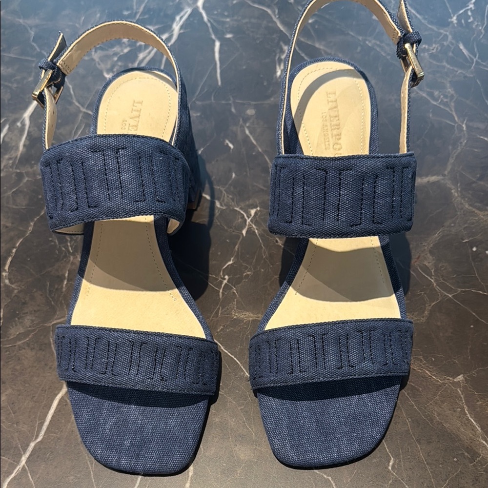 Liverpool Navy Blue Sandals